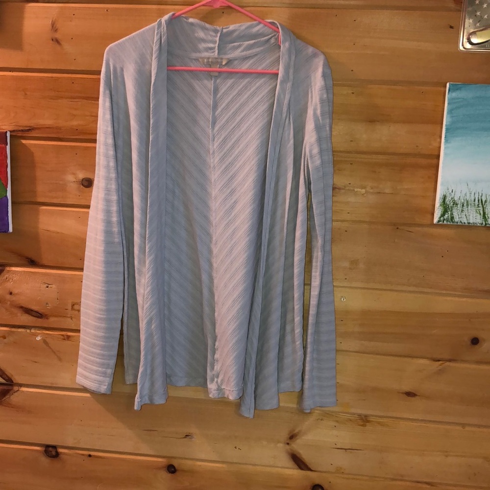 Gray cardigan